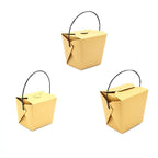 30PCS Kraft Paper Noodle Boxes with Handle Disposable Takeaway Food Containers-1