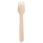 Wooden Cutlery Set Disposable Bamboo Wood Bulk Buy Forks Spoons Knives Party-6