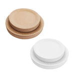 20CM Disposable Brown Paper Plates Dinner Dessert Party Plate Eco-Friendly Bulk-1