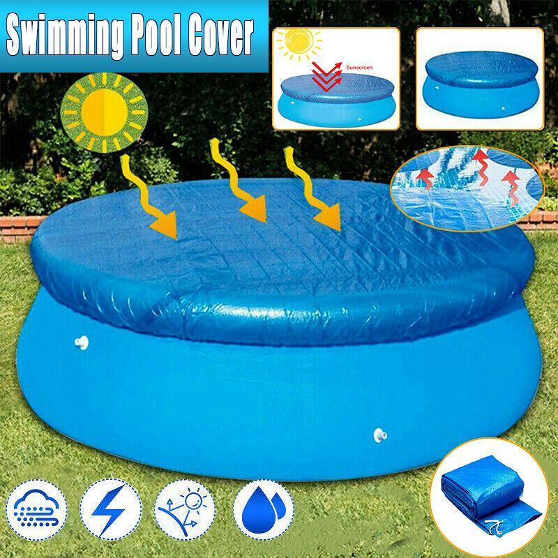 Round Swimming Pool Cover Lot For Garden Outdoor Paddling Family Pools-0
