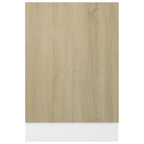 NNEVL Dishwasher Panel Sonoma Oak 45x3x67 cm Chipboard-3
