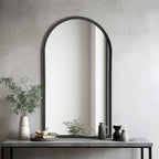 Black Arch Wall Mirror Modern Bathroom, Living Room-1