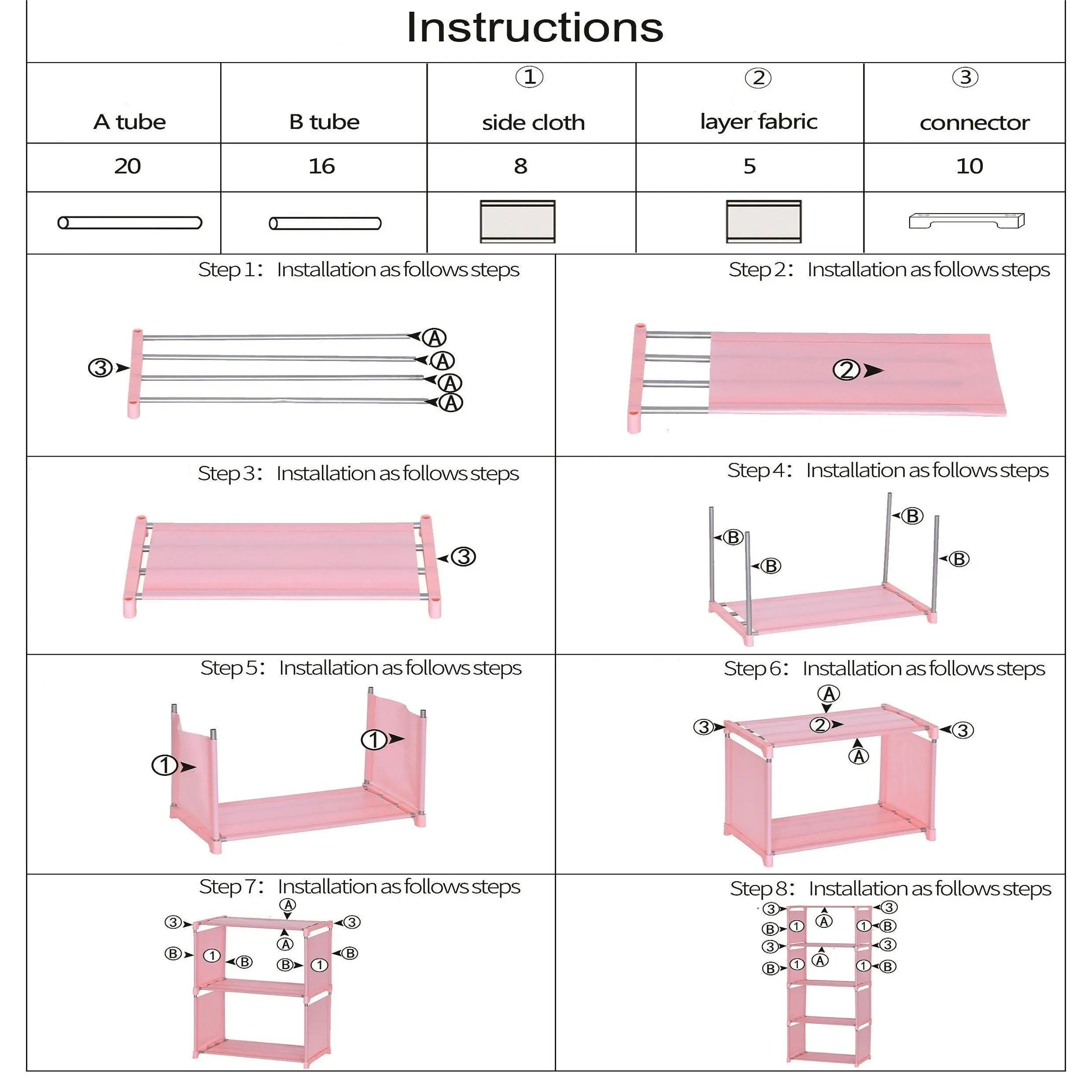 4-Layer Storage Shelf-4