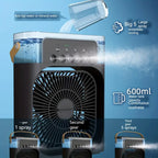 Portable Humidifier Fan AIr Conditioner Household Small Air Cooler-3
