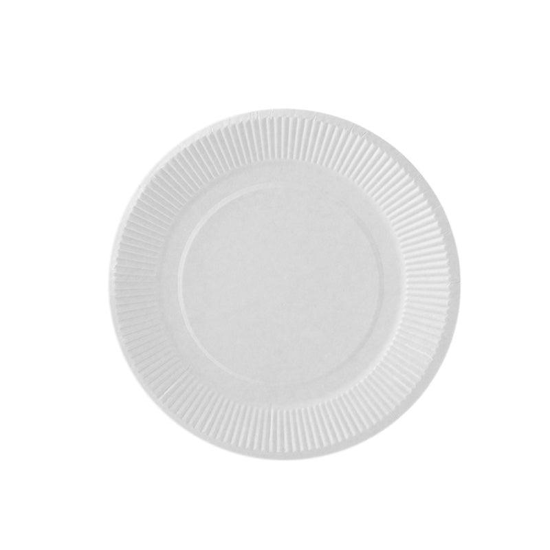 20CM Disposable Brown Paper Plates Dinner Dessert Party Plate Eco-Friendly Bulk-6